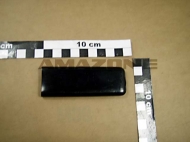 KB016 Uchwyt 30X5 L = CA. 90 PVC czarny