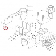 AC489098 Słona pasuje do siewnika Accord / Kverneland / Vicon,