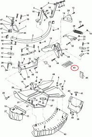 ME729 Naklejka Tabela wysiewu Limiter Ultra XL do tarcz rozsiewających OM