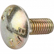 DA052 Śruba grzybkowa V2A, M6x16 mm, nierdzewna pasuje do Amazone