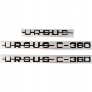 Komplet naklejek na maskę Naklejki Napis znak URSUS C-360