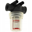 3240T022 Filtr przepływowy gwint wewnętrzny 1/2" 32 mesh czerwony 55 l/min ARAG