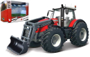 BB1831633 Ciągnik Massey Ferguson 8700 z ładowaczem czołowym Bburago