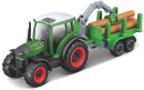 MA15590FL Ciągnik Fendt 209 z przyczepą do drewna 1:64 Maisto Bburago
