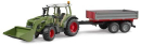 U02182 Ciągnik Fendt Vario 211 z ładowaczem czołowym i przyczepą wywrotką 1:16 Bruder