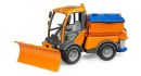 U02690 VarioCar pojazd komunalny do zimowego utrzymania z pługiem i posypywarką 1:16 Bruder