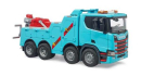 U03553 Scania Super 560R holownik pomocy drogowej z modułem światło-dźwięk 1:16 Bruder
