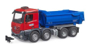 U03621 Mercedes-Benz Arocs wywrotka z wanną halfpipe 1:16 Bruder
