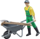 U62610 Figurka rolnika z taczką i narzędziami bworld 1:16 Bruder