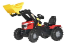 R61113 Traktor na pedały Massey Ferguson 7726 z ładowaczem czołowym rollyFarmtrac Rolly Toys