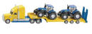 S01805 Ciężarówka laweta z ciągnikami New Holland 1:87 Siku