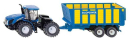 S01947 Ciągnik New Holland z przyczepą do kiszonki 1:50 Siku