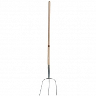 ES54778 Widły do słomy oprawne ze skówką SHW, 3 zęby 300 x 300 mm