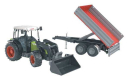 U02112 Ciągnik Claas Nectis 267 F z przyczepą wywrotką 1:16 Bruder