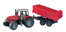 U02045 Ciągnik Massey Ferguson 7480 z przyczepą wywrotką 1:16 Bruder
