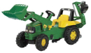 R81107 Traktor na pedały John Deere z ładowaczem i koparką tylną rollyJunior Rolly Toys