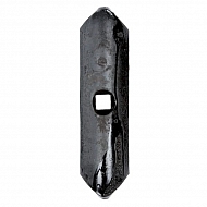 CP603 Redliczka 135x40x5 mm obracalna wygięta, 1-otw. uniwersalna