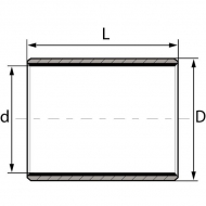 ZB202325BDA Tuleja łożyskowa, 20x23x25 mm, pasuje do siewnika Amazone 