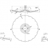 459608KR Talerz, pasuje do Carrier Vaderstad
