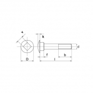 603129088 Śruba zamkowa M12x90 kl. 8.8