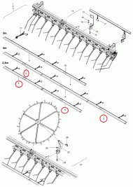 964488 Ochrona cynkowa 1230MM AMAZONE