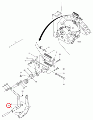 957374 Dźwignia regulacyjna 