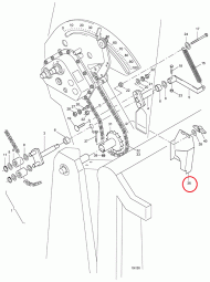 3438110 Napęd pośredni osłony łańcucha AMAZONE