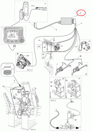 961177 Kable AmaTron 3 dla D9 / AD AMAZONE