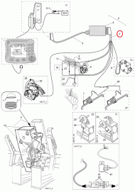 961179 Kable D9/AD03 do AMATRON+ AMAZONE