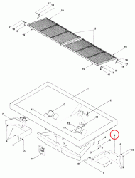 1115100 Płyta ekranowa lewa