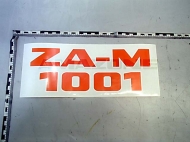 MF411 Naklejka ZA-M 1001 AMAZONE