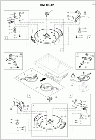 927805 PLAKETTE OM 10-12 AMAZONE