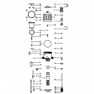 1618043132 Cylinder dozownika MixRite, poz 7