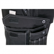 KW202650001128 Szorty Cargo Technical, czarne 4XL