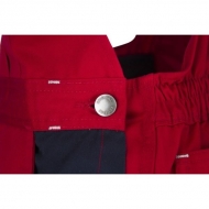 KW103030080122 Ogrodniczki Original, czerw./granat 3XL