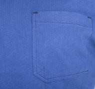 KW106830083060 Koszulka T-shirt krótki rękaw dwukolorowa Original, niebiesko/granatowa 2XL