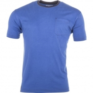 KW106830083066 Koszulka T-shirt krótki rękaw dwukolorowa Original, niebiesko/granatowa 4XL