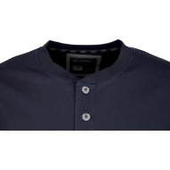 KW207811036066 Bluzka z guzikami długi rękaw Technical, granatowa 4XL