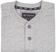 KW207811066068 Bluzka z guzikami długi rękaw Technical, szara 5XL