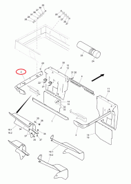 939183 Owiewka po lewej stronie AMAZONE