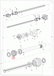 Y2191C0013 Tuleja ochronna S1 Amazone
