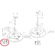 VNB1194874, 1194874,  Naklejka do siewnika Kverneland / Accord /Vicon 