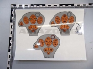 ME1101 Naklejka funkcji AmaPilot+ EDX do rozsiewacza AMAZONE