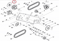 AC494900 Osłona koła zębatego, łańcucha 