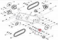 AC823369 Uchwyt napinacza łańcucha 