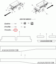 MF786 Naklejka Tronic Amazone