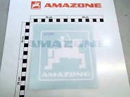 MF1034 Naklejka Logo AMAZONE białe H = 125 L = 125 Amazone