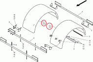 LF124 KOTFLUEGEL B=690 R=735 L=2460 UW=192#0E