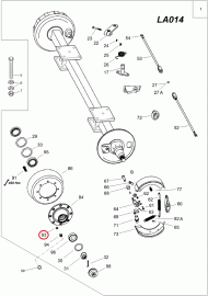 Y0256152094 Podkładka zabezpieczająca DIN 74361C 20.5 Amazone