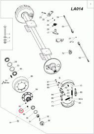 Y0252131483 Nakrętka z kołnierzem płaskim DIN 74361 B 20 B20 / 74361 Amazone